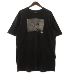 シュプリーム SUPREME × MF DOOM Tシャツ カットソー 半袖 プリント コットン 黒 ブラック L