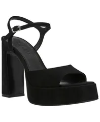 スティーブ マデン レディース シューズ サンダル プラットフォーム Steve Madden Womens Liandra Platform Dress Sandals Black Suede ブラ