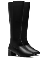 クラークス レディース シューズ ブーツ・レインブーツ ヒール Clarks Collection Womens Iridessa Glow Block Heel Boots Black Leathe