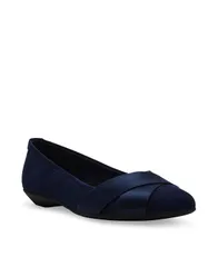 アンクライン レディース シューズ パンプス Anne Klein Womens Oalise Pointed Toe Flats Navy ネイビー