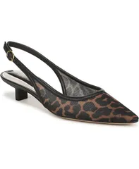 フランコサルト レディース シューズ パンプス Franco Sarto Womens Pura Pointed Toe Slingback Pumps Tan Fabric タン
