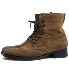 ブッテロ／BUTTERO レースアップブーツ シューズ 靴 メンズ 男性 男性用スエード スウェード レザー 革 本革 ブラウン 茶 B1101 BROKEラスト マッケイ製法 定番 ヴィンテージ加工