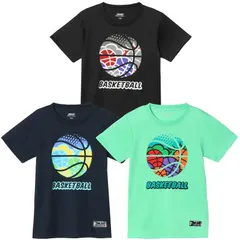 中古 BIKE バイク ジュニア 半袖 プラクティスTシャツ BK6815 キッズ ミニバス バスケットボール 吸汗速乾 練習 即納