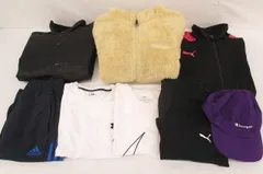 良品 プーマ ナイキ アディダス他 Tシャツ ジャージジャケット ハーフパンツ 等8点 XS S SM メンズ