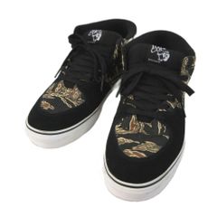 バンズ VANS HALF CAB ハーフキャブ ブラック タイガーカモ 迷彩 29.5cm スニーカー シューズ 靴