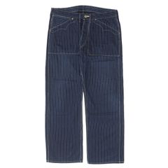 PHERROWS フェローズ パンツ インディゴ W36×L36 Lot.333 ウォバッシュ ストライプ ワークパンツ 日本製 ボトムス ズボン【メンズ】【中古】