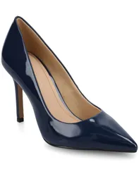 ジュルネ コレクション レディース シューズ パンプス Journee Collection Womens Venus Pointed Toe Comfort Dress Pumps Navy Pat