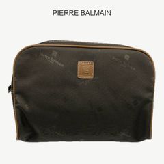PIERRE BALMAIN ピエールバルマン ヴィンテージ クラッチバッグ カーキ