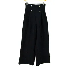 ジルバイジルスチュアート ロングパンツ マリンパンツ ストレッチ ボトムス レディース Sサイズ ネイビー JILL by JILLSTUART 【中古】