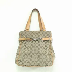 COACH コーチ　シグネチャー　キャンバス　ハンドバッグ　型番：6352