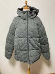 メンズ　ダウンジャケット　グレー　L