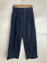 オカヤマDENIM タックワイドパンツ レディース ブラック 42810070