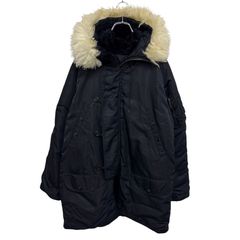 R.T. INDUSTRIES INC. フードファー N-3B 中綿入りフライトジャケット ミリタリー Flight Jacket S-8196