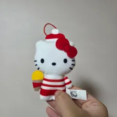 日本キャラクター ぬいぐるみ フィギュア 漫画グッズ サンリオ ハローキティ ストライプ ストラップ キーホルダー