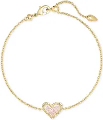 ケンドラスコット レディース アクセサリー ブレスレット・バングル・アンクレット Kendra Scott Ari Heart Drusy Gold Chain Bracelet Iridescent