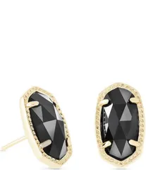 ケンドラスコット レディース アクセサリー ピアス・イヤリング Kendra Scott Ellie 14K Gold Plated Stud Earrings Black ブラック