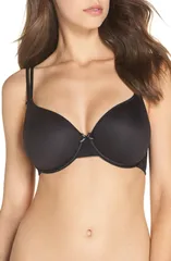 シャンテル レディース トップス Tシャツ Chantelle Lingerie Basic Invisible Smooth SupportShirt Bra Black ブラック