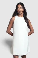 コースト レディース トップス ワンピース ミニ サテン Coastructured Satin Bridal Mini Dress Ivory アイボリー
