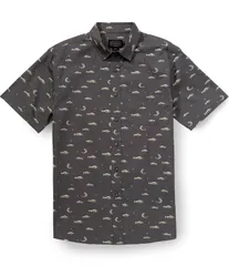 ペンドルトン メンズ トップス シャツ Pendleton Shoreline Woven Short Sleeve TShirt Fish Grey グレー
