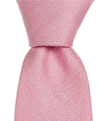 ラウンドトゥリーアンドヨーク メンズ アクセサリー ネクタイ シルク Roundtree Yorke Xander Solid 38 SilkBlend Tie Pink ピンク