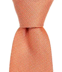 ラウンドトゥリーアンドヨーク メンズ アクセサリー ネクタイ シルク Roundtree Yorke Xander Solid 38 SilkBlend Tie Orange オレンジ