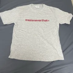 S thisisneverthat ロゴTシャツ グレー