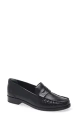 リフォーメーション レディース シューズ スリッポン・ローファー ギャザー Reformation Ani Ruched Penny Loafer Black Leather ブラック