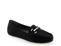 エアロソールズ レディース シューズ スリッポン・ローファー AerosolesDay Drive Loafer Black Suede ブラック