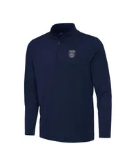 アンティグア メンズ アウター ジャケット・ブルゾン Antigua Mens Navy San Diego FC Reprocess QuarterZip Jacket Navy ネイビー
