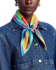 エコー レディース アクセサリー マフラー・ストール・スカーフ Echo Painterly Composition Crimped Scarf Multi マルチカラー