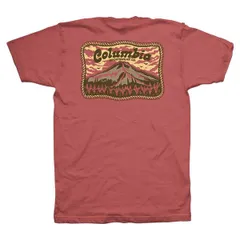 コロンビア メンズ トップス Tシャツ Columbia Mens Rise Short Sleeve TShirt Washed Red レッド
