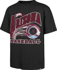 フォーティーセブン メンズ トップス Tシャツ 47 Mens Arizona Diamondbacks Black Foundation TShirt NoColor ブラック