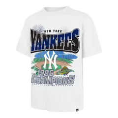フォーティーセブン メンズ トップス Tシャツ 47 Adult New York Yankees White Fireworks Foundation TShirt NoColor ホワイト