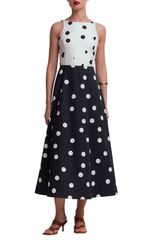 ボーデン レディース トップス ワンピース マキシ Boden Silvia Boned Bodice Maxi Dress French Navy Painted Spacedot ネイビー