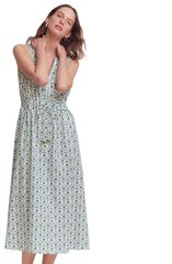 ボーデン レディース トップス ワンピース ミディ コットン ジャージー Boden Delphine Cotton Jersey Midi Dress Ivory Flower Lattice アイ