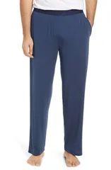 トミージョン メンズ ボトムス カジュアルパンツ Tommy John Second Skin Pajama Pants Dress Blues