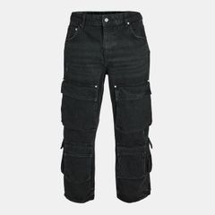 リプレゼント メンズ ボトムス デニムパンツ ジーンズ Represent Mens Cargo Jeans Black ブラック
