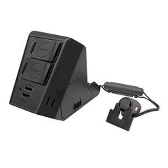 K◆槌屋ヤック(Tsuchiya Yac) 車種専用品 トヨタ RAIZE ライズ Rocky ロッキー 専用 増設ソケット 電源BOX ブラック SY-RR3 1840b080