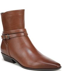 ナチュライザー レディース シューズ ブーツ・レインブーツ アンクル レザー Naturalizer Boden Leather Double Strap Snip Toe Ankle Booties