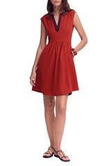 ボーデン レディース トップス ワンピース ミニ 刺繍 Boden May Embroide red Minidress BURNT ORANGE オレンジ