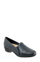 ソフトウォーク レディース シューズ ヒール SoftWalk Reagan Flat Women NAVY ネイビー