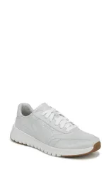 バイオニック レディース シューズ スニーカー トール スエード Vionic Uptown Metallic Suede Sneaker Women SILVER LEATHER シルバー