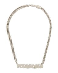 ヴェトモン メンズ アクセサリー ネックレス・チョーカー・ペンダントトップ VETEMENTS Gray グレー