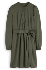 ボーデン レディース ボトムス カジュアルパンツ ジャージー Boden Adele Belted Jersey Dress CHROME GREEN グリーン