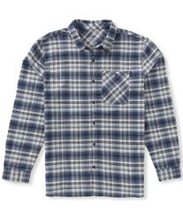 フック メンズ トップス シャツ Huk Ravenel Plaid Flannel Shirt Sea Storm チェック