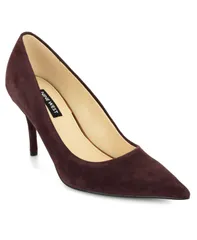 ナインウェスト レディース シューズ パンプス Nine West Womens Merran Pointed Toe Stiletto Pumps Burgundy Suede バーガンディ