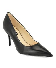 ナインウェスト レディース シューズ パンプス Nine West Womens Merran Pointed Toe Stiletto Pumps Black Leather ブラック
