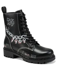 ダナ キャラン ニューヨーク レディース シューズ ブーツ・レインブーツ レース DKNY Womens Rixie LaceUp Charms Booties Black ブラック