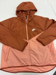 XL NIKE 윈드 브레이커 재킷 브라운 핑크