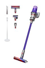 【動作確認済】【中古】本体・スタンドのみ ダイソン サイクロン式 コードレススティッククリーナー Dyson Digital Slim Fluffy パープル SV18FF H